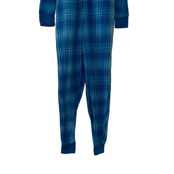 Sesame Street Cookie Monster Unionsuit Juniors L 11 13 Blue Costume Pajamas PJs - Picture 5 of 9